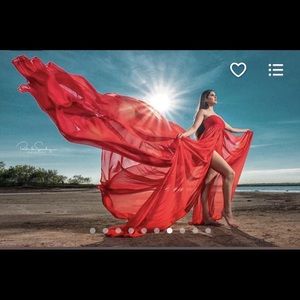 Chiffon parachute dress